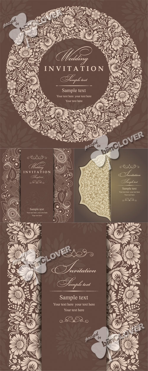 Elegant invitation cards 0451