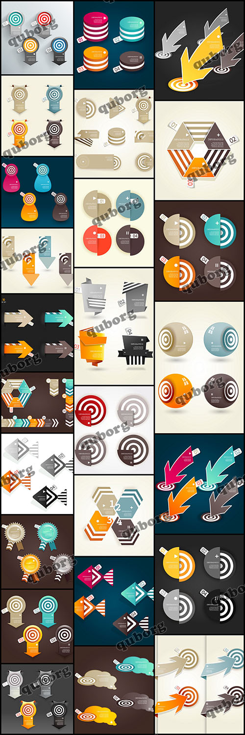 Stock Vector - Infographics Collection Part 13