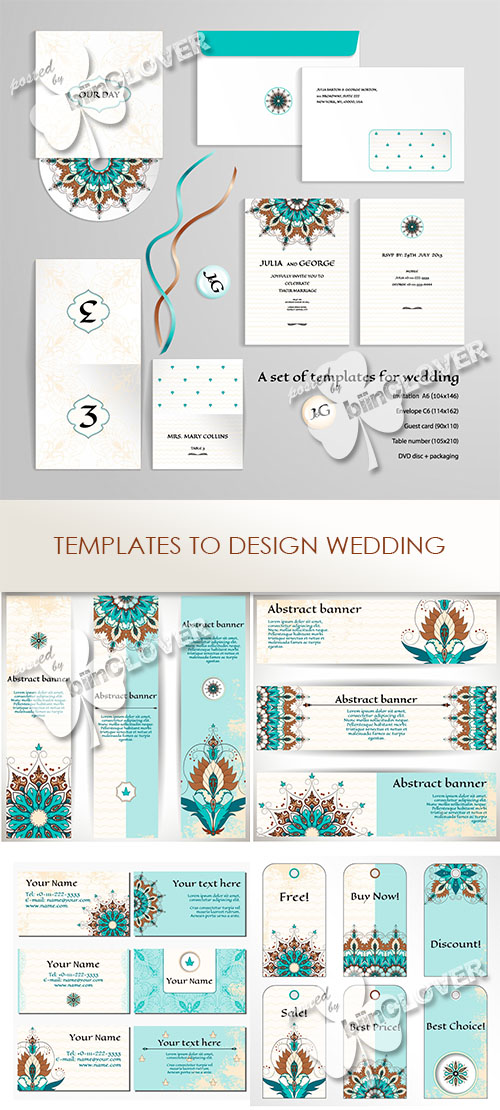 Templates to design wedding 0467
