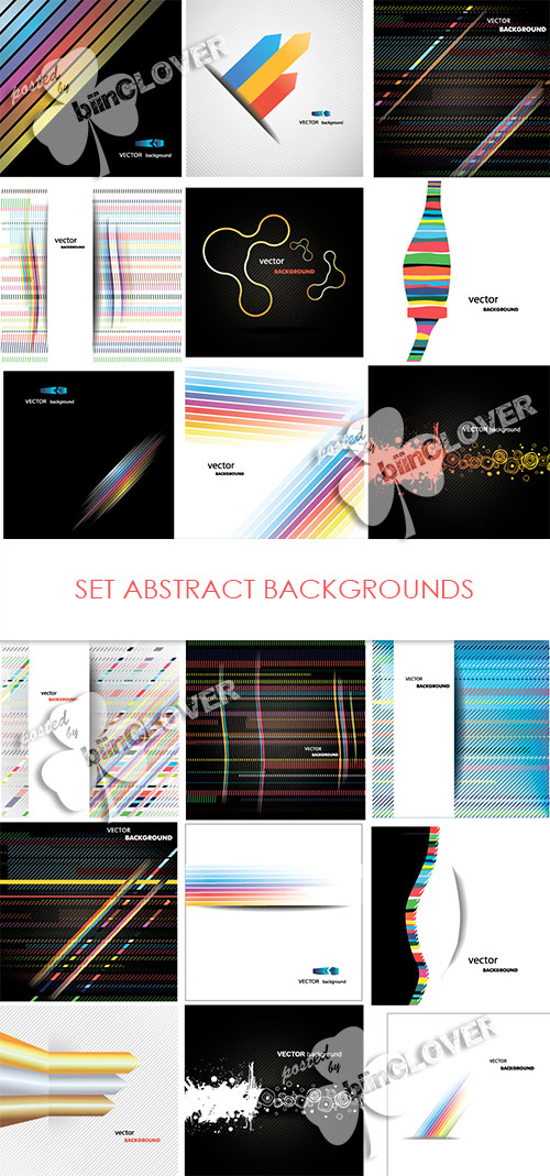Set abstract backgrounds 0468