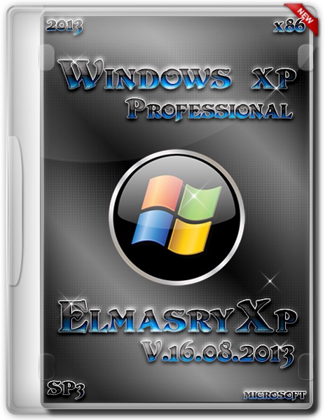 Windows XP Professional SP3 Updated 16.08.2013 by Elmasry (2013/RUS/ENG)