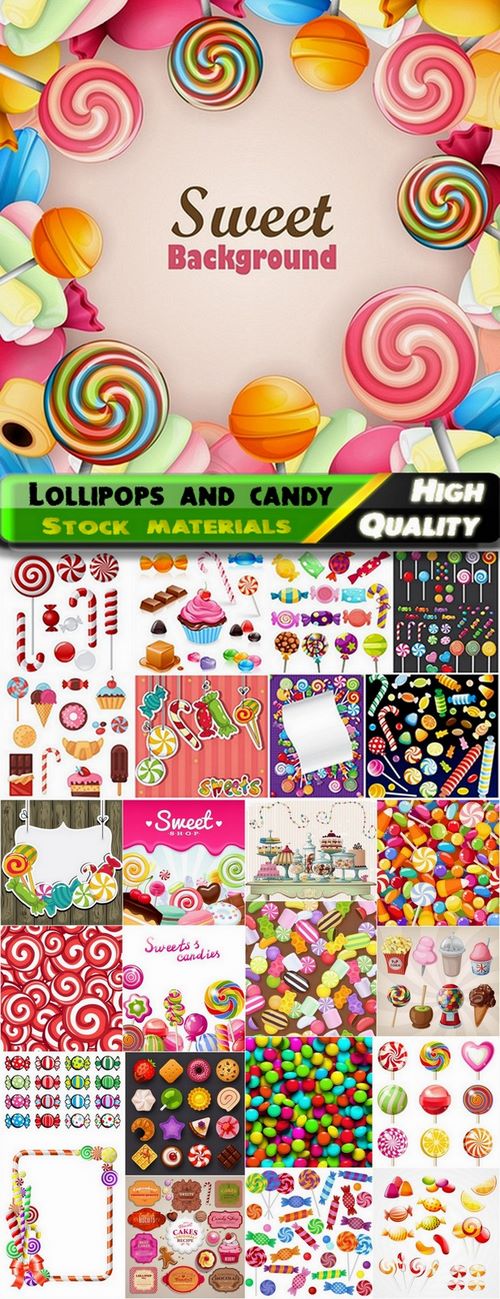 Lollipops and candy and other sweets - 25 Eps