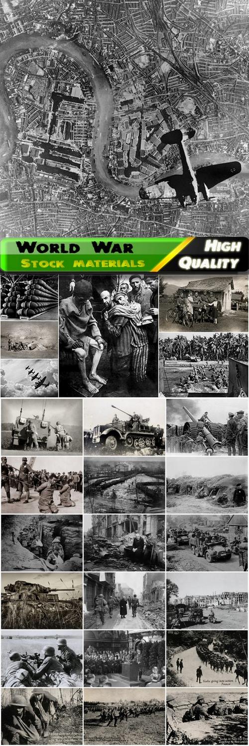 Old photographs with the theme of the 1 and 2 World War - 25 HQ Jpg