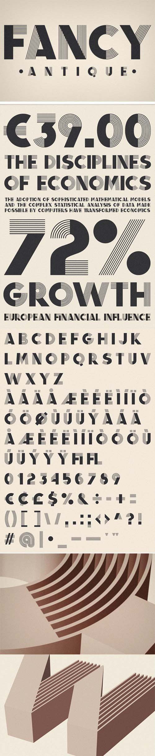 Fancy Antique Display Font