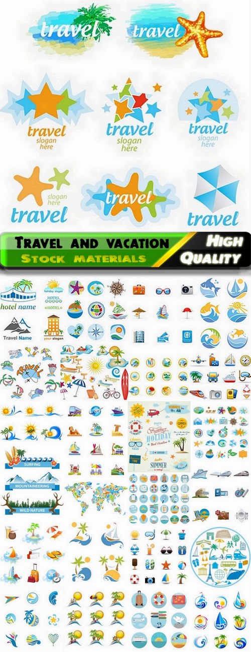 Summer travel and vacation themes - 25 Eps