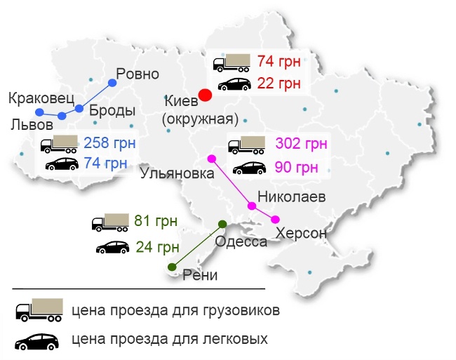 Какие дороги в Украине могут стать платными