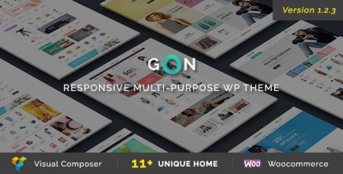[NULLED] Gon v1.2.6 - Responsive Multi-Purpose WordPress Theme visual