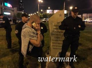 В Одессе демонтировали памятный знак Жукову, на месте какого коммунисты алкали поставить памятник