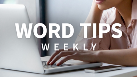 Lynda -  Word Tips Weekly (Update 06.2018)